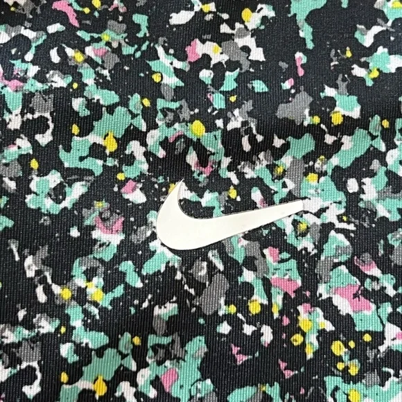 Girls 5 Nike Kids Multicolor Leggings pants Dri Fit - Picture 4 of 7